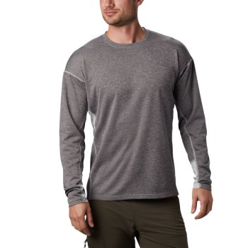 Columbia Irico Knit Long Sleeve Crew Neck, Sudaderas Grises Para Hombre | 056234-SYZ